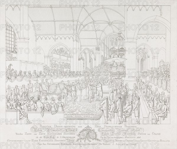 Baptism of Prince Alexander, Prince of Orange, 1818