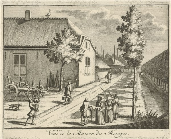 Farm Holidays in castle Gunterstein, Breukelen, Joseph Mulder, Willem Swidde, Jaques Le Moine de lâ€ôEspine, 1680 - 1696