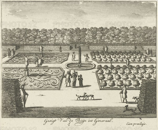 Garden Palace Soestdijk, Hendrik de Leth, unknown, 1725 - 1747