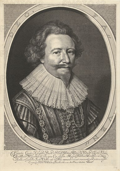 Portrait of Floris II, Count of Pallandt, print maker: Willem Jacobsz. Delff, Michiel Jansz van Mierevelt, Floris II van Pallandt graaf van Culemborg, 1627