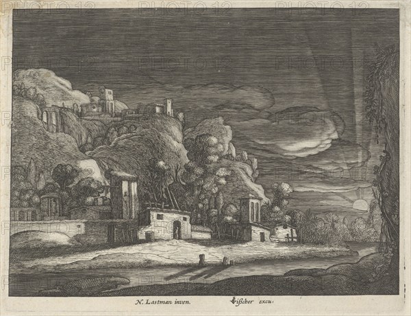 View of Bethany, Anonymous, Claes Jansz. Visscher (II), 1601-1652