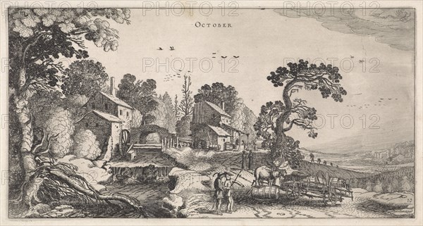 October, Jan van de Velde (II), 1616