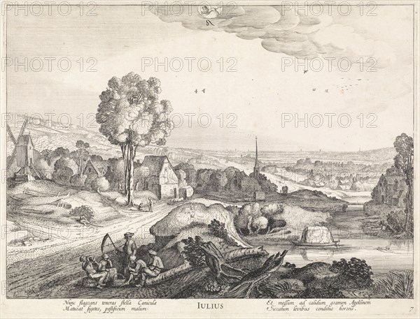 July, Jan van de Velde (II), Claes Jansz. Visscher (II), 1618