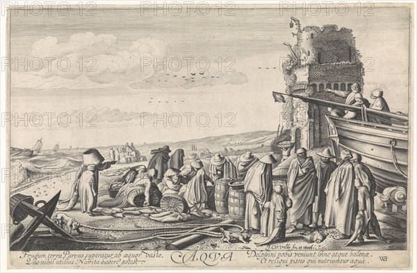 Water (Aqua), Jan van de Velde (II), 1603 - 1641