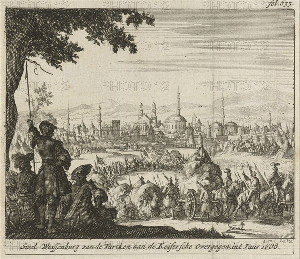 Conquest of Stuhlweissenburg in Hungary, 1688, Caspar Luyken, Jan Luyken, Jurriaen van Poolsum, 1689