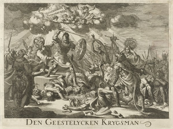 Christian Knight, upper, Jan Luyken, Johannes Boekholt, 1689