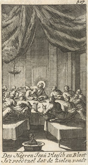 Last Supper, Jan Luyken, Jurriaen van Poolsum, 1687