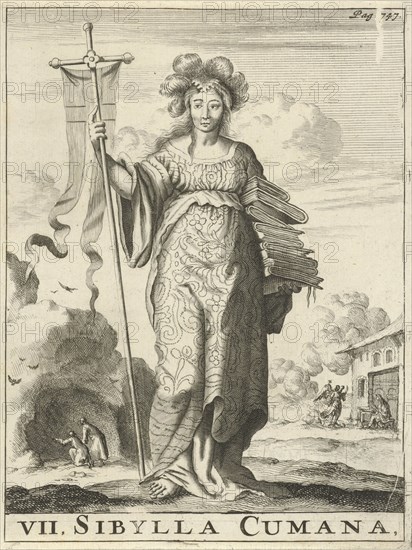 Sibyl of Cumae, Jan Luyken, Timotheus ten Hoorn, 1684