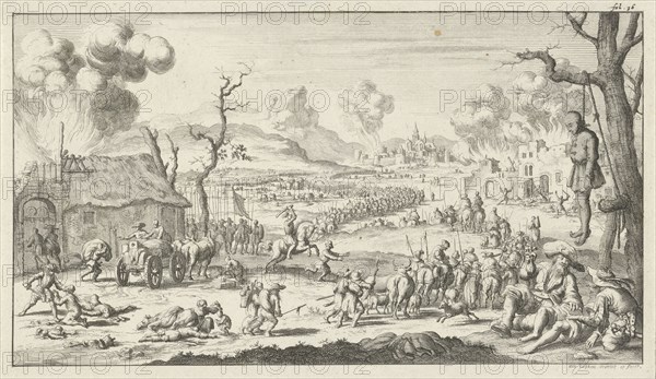 Murder and pillage by the gang of Peter the Hermit, Jan Luyken, 1683
