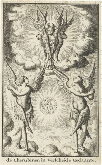 Several cherubs, Jan Luyken, Willem Goeree, 1683