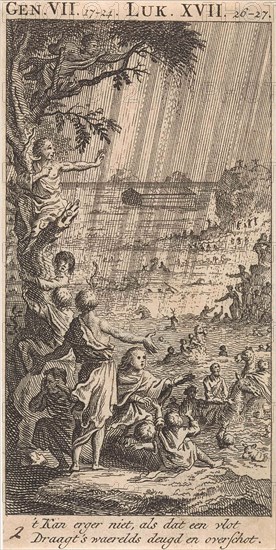 Flood, Jan Luyken, Anonymous, 1712