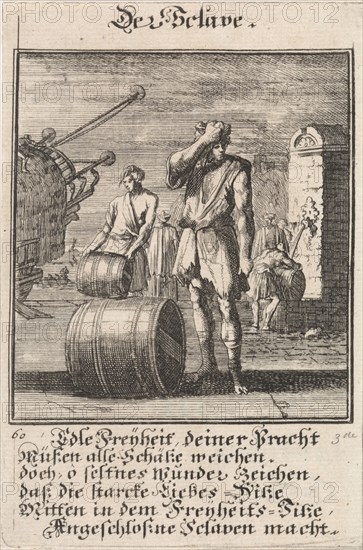 Slave, Caspar Luyken, Anonymous, 1711