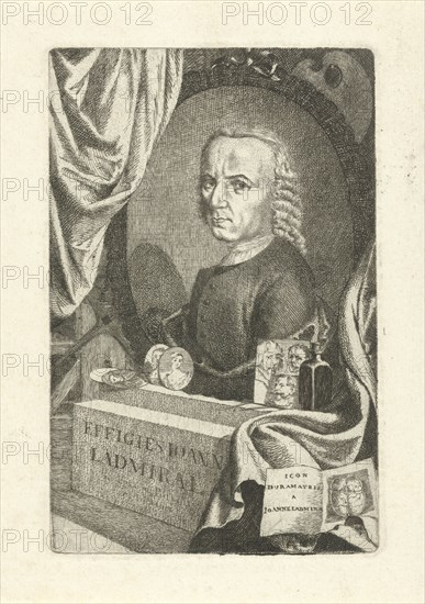 Self Portrait Jan L'Admiral, 1709 - 1773