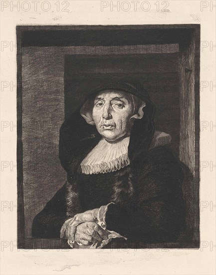 Portrait of an old woman, known as Bayken Bracht, Willem Steelink (II), Govert Flinck, 1890