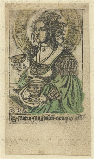 Mary Magdalene, Monogrammist BD (graveur), 1500 - 1510
