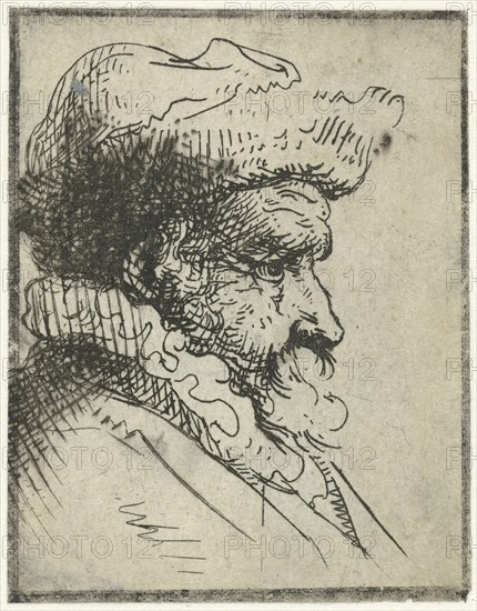 Bust of a man, Anonymous, 1630 - 1700