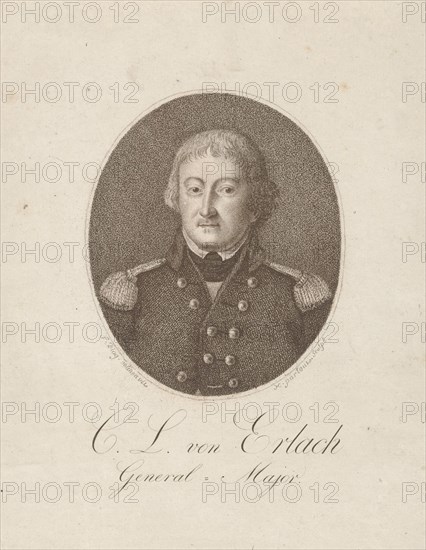 Portrait of Karl Ludwig von Erlach, H. Partout, 1769 - 1789