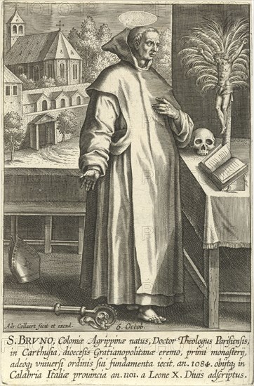 Saint Bruno, Albert Flamen, Jacques van Merlen, Lodewijk XIV (koning van Frankrijk), 1664