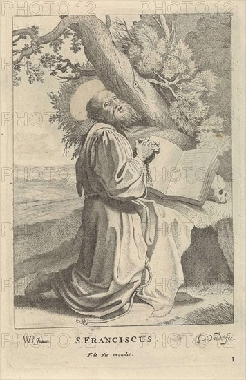 St. Francis, Jan van de Velde (II), Frederik de Wit, 1630-1690