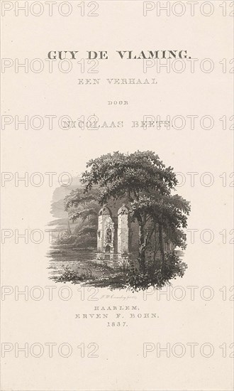 Title page for: Nicolaas Beets, Guy de Vlaming 1837, Henricus Wilhelmus Couwenberg, erven FranÃ§ois Bohn, 1837