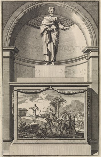 Apostle Thomas, Jan Luyken, Zacharias Chatelain (II), FranÃ§ois Halma, 1698