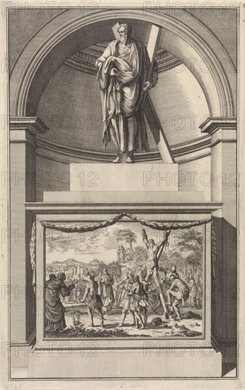 Apostle Andrew, Jan Luyken, Zacharias Chatelain (II), Jan Goeree, 1698