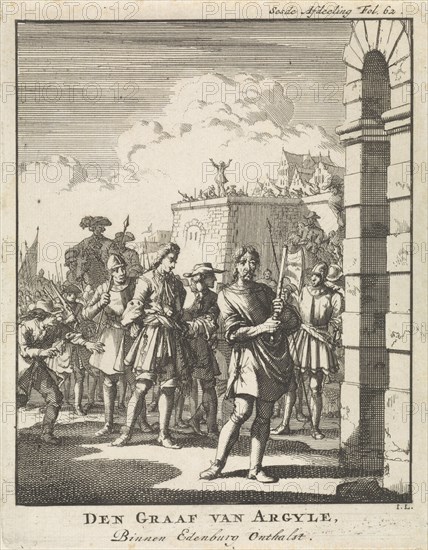 Execution of the Earl of Argyll, 1685, print maker: Jan Luyken, Jan Claesz ten Hoorn, 1698