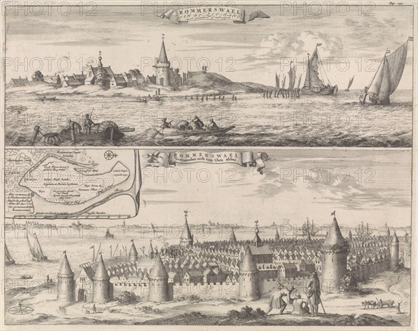 Reimerswaal in past and present times, 1634, Jan Luyken, Johannes Meertens, Abraham van Someren, 1696
