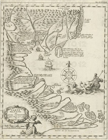 Map of Tonquin, Jan Luyken, 1681