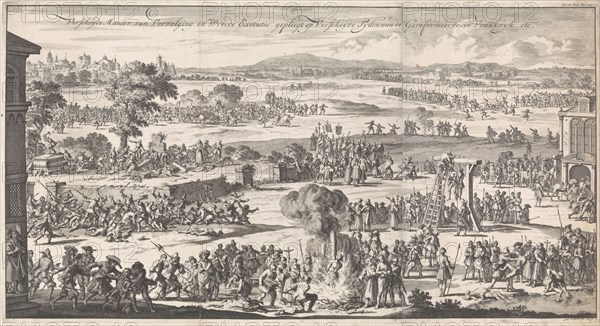 Persecutions and executions of Protestants in France during the French Wars of Religion, Jan Luyken, 1696