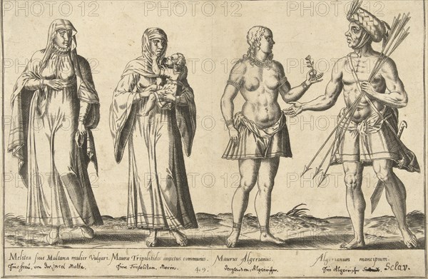 Mediterranean People around 1580, Abraham de Bruyn, Joos de Bosscher, 1581