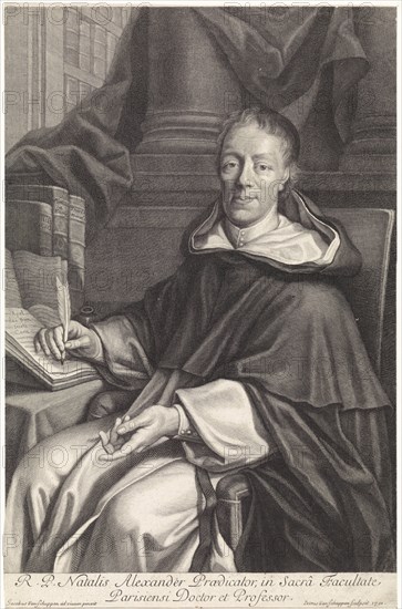 Portrait of Alexandre NoÃ«l, Pieter van Schuppen, 1701