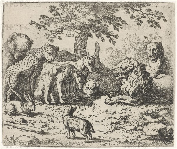 council of King Noble, Allaert van Everdingen, 1631 - 1675