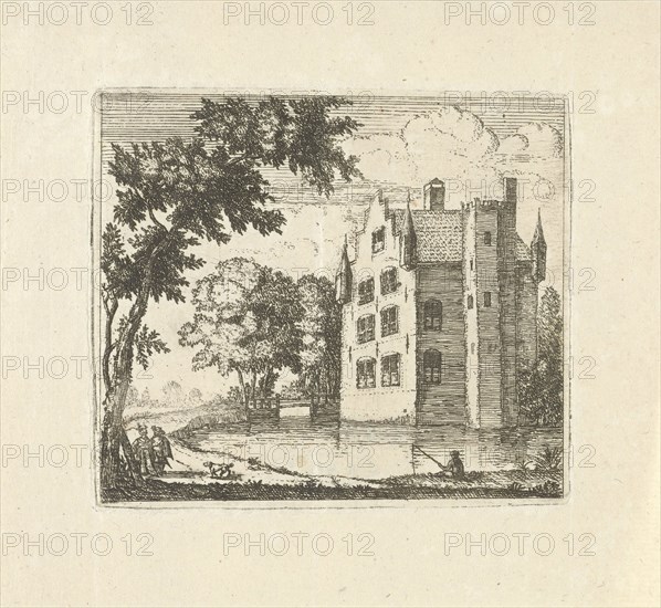 View of a castle, Simon Klapmuts, 1744 - 1780