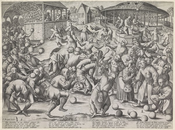 Zottenkermis, fair, Pieter van der Heyden, weduwe Hieronymus Cock, 1570 - 1601