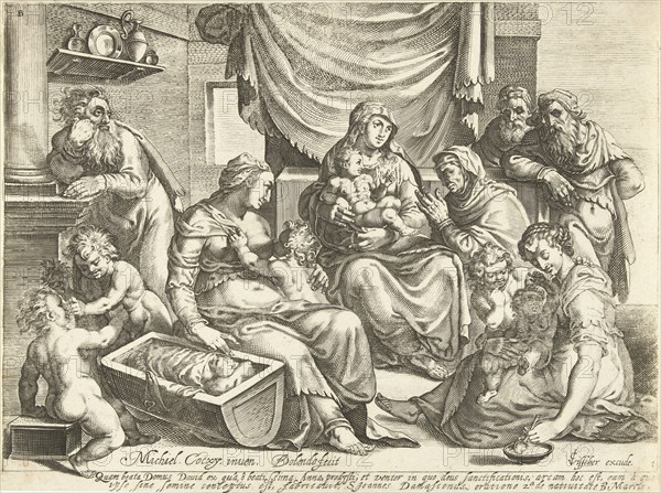 Holy Family, Bartholomeus Willemsz. Dolendo, Claes Jansz. Visscher (II), 1589 - 1626