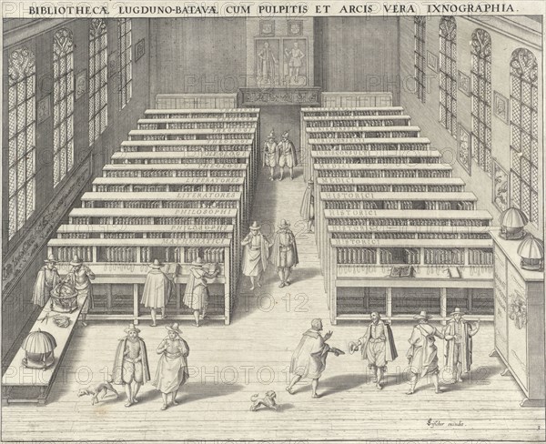 Library of the University of Leiden, The Netherlands, print maker: Willem Isaacsz. van Swanenburg, Jan Cornelisz. van 't Woudt, Claes Jansz. Visscher II, 1610 and/or 1644