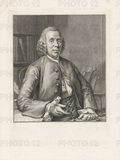 Portrait of Nicholas Simon Winter, Jacob Houbraken, Hendrik Pothoven, 1771 - 1773