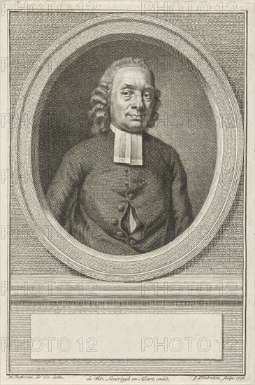 Portrait of Ahasuerus van den Berg, Jacobus Houbraken, weduwe Jacobus Loveringh, Johannes Allart, 1776