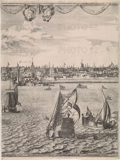 Panorama of Rotterdam, The Netherlands, Jan Houwens (I), Jacob Quack, Jacob Quack, 1665