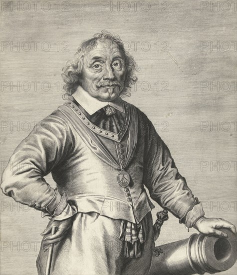 Portrait of Martin Harpertsz. Tromp, Cornelis van Dalen II, Jan Lievens, 1648-1664