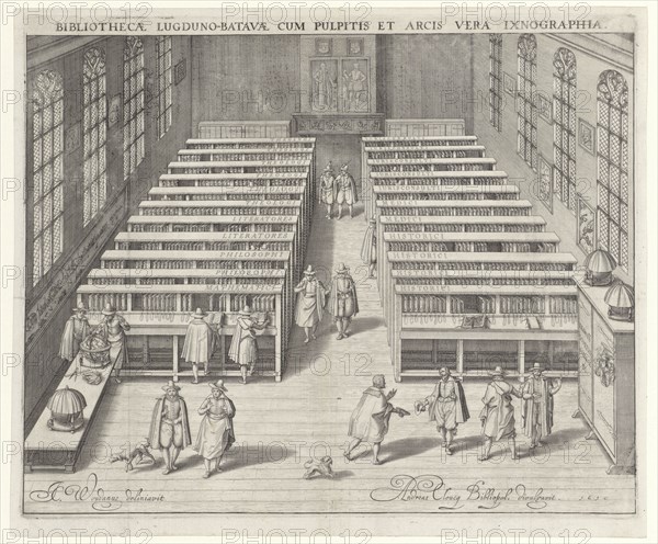 Library of the University of Leiden, The Netherlands, Willem Isaacsz. van Swanenburg, Andries Clouck, 1610