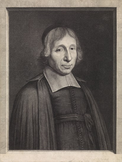 Portrait of the priest Louis-Isaac Lemaistre de Sacy, Pieter van Schuppen, Robert Nanteuil, 1684 - 1696
