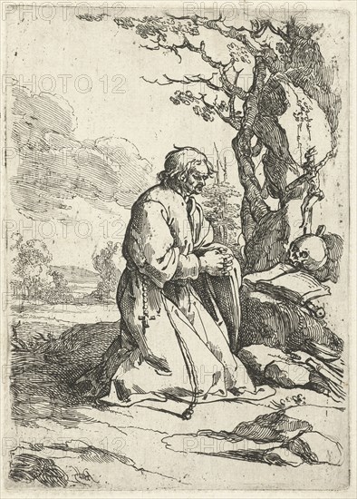 Kneeling hermit, Andries Both, c. 1622 - c. 1642