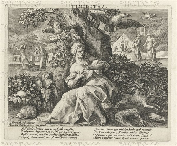 Fearfulness, RaphaÃ«l Sadeler (I), 1592