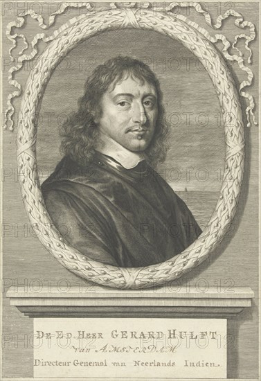 Portrait of Gerard Hulft, Abraham Bloteling, in or after 1656 - 1690