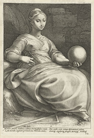 Erato, Hendrick Goltzius, 1592