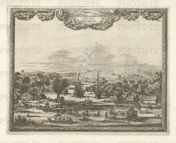 View port of Arakan, Thomas Doesburgh, Coenraet Decker, Johannes Covens and Cornelis Mortier, 1685 - 1714