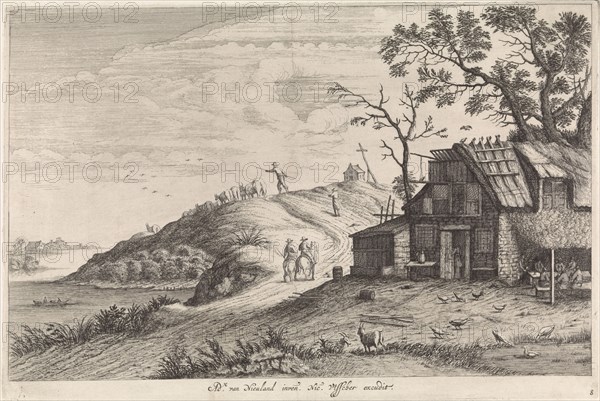 An inn, Pieter Nolpe, Nicolaes Visscher I, 1623-1653
