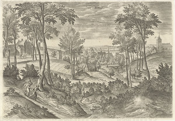 View of Linthout, Hans Collaert (I), Hans Bol, Claes Jansz. Visscher (II), 1530-1580